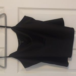 NWT Banana Republic Factory Black Satin Camisole XLP